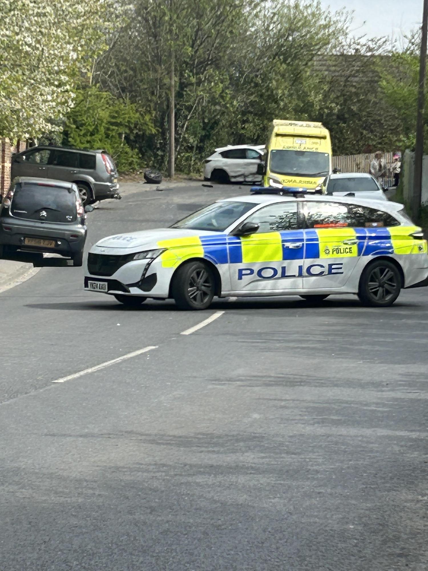 Driver arrested after a two car collision on Doncaster road filled with ...