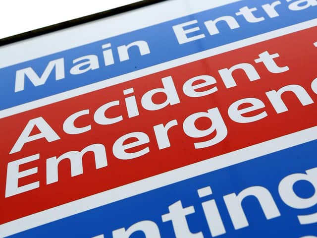 NHS Digital figures show 46,080 people living in the 10% most deprived areas visited A&E at Doncaster.