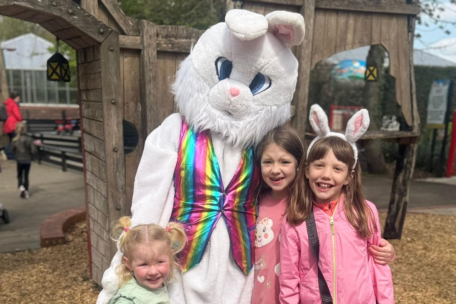 Meet the Easter Bunny at the Tropical Butterfly House