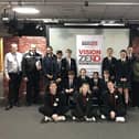 Doncaster pupils transported into road safety role play in education sessions aimed at saving lives. Hill House students are pictured.
