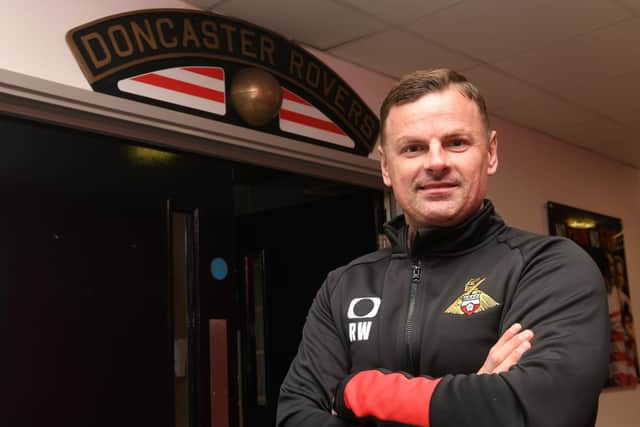 Richie Wellens is the new manager of Doncaster Rovers. Picture: Andrew Roe/AHPIX