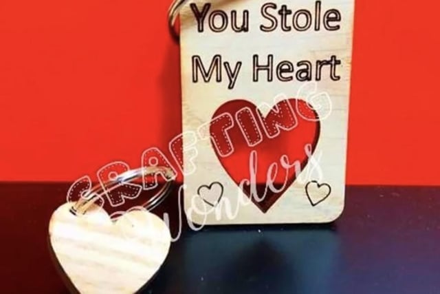 Double Heart Keyring – £6 from Crafting Wonders. This local online business, which is also a Plastic Free Champion, can help you put a personal touch on your Valentine’s gift this year with a wide selection of personalised quirky, hand crafted products to choose from.  Purchase online: Craftingwonders.co.uk