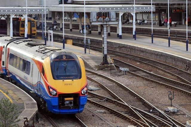 A foul-mouthed man who abused staff on a train has been given a community order with unpaid work.