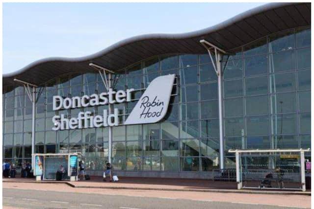 Doncaster Sheffield Airport.