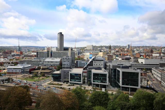 Sheffield city centre. Picture by Chris Etchells