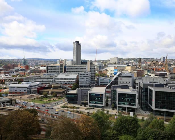 Sheffield city centre. Picture by Chris Etchells
