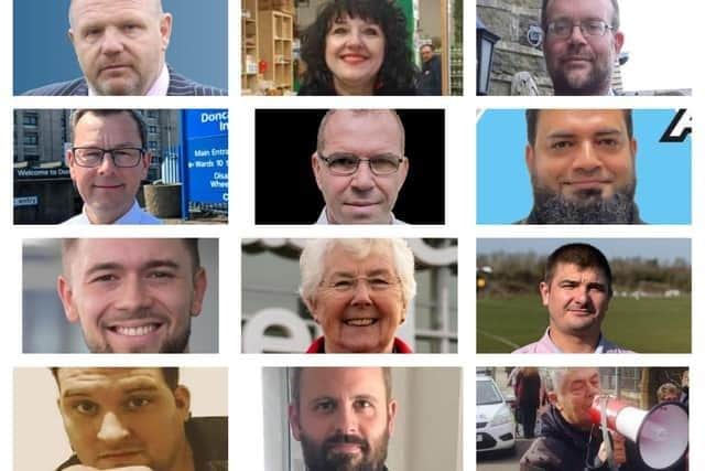 The bookies have had their say on who they think will become the next mayor of Doncaster. Top row, from left David Bettney, Julie Buckley, Frank Calladine Second row, from left Nick Fletcher, Andy Hiles, Ahsan Jamil Third row, from left Alexander Jones, Ros Jones, Mihal Melenciuc Bottom row, from left Richie Vallance, Andrew Walmsley, Doug Wright.