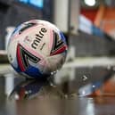 A general view of the EFL Mitre match ball.