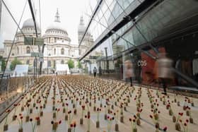 To mark the occasion, thousands of brightly coloured tulips have appeared in five cities across the UK - Gloucester, Edinburgh, Cardiff, Birmingham and London. The garden of gratitude features 1,500 bunches of flowers representing a ‘thank you’ on behalf of the 1,500 charities that have already benefited from the awards.