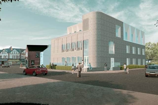An artist's impression of the Bentley site