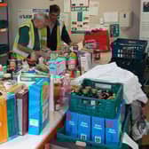 The team at the Amazon fulfilment in Doncaster has donated £1,300 to a foodbank in the city.
