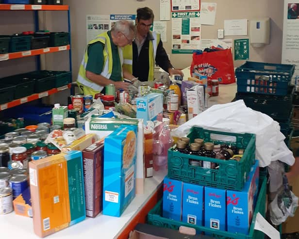 The team at the Amazon fulfilment in Doncaster has donated £1,300 to a foodbank in the city.