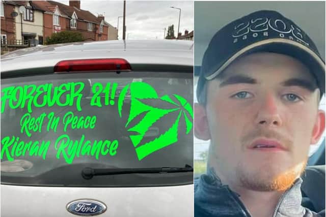 The stickers have been launched to pay tribute to Kieran Rylance who died after being hit by a train in Rossington.