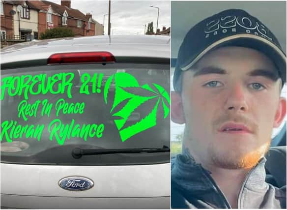 The stickers have been launched to pay tribute to Kieran Rylance who died after being hit by a train in Rossington.