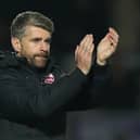 Morecambe manager Stephen Robinson. Photo by James Williamson - AMA/Getty Images