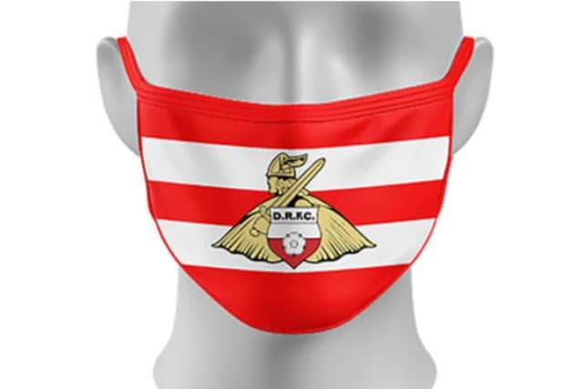 Doncaster Rovers face masks have sold out.
