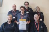 The Aspire to Be team with its matrix Standard certificate.