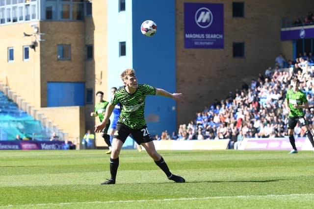 Doncaster's Bobby Faulkner in action against Gillingham last term.