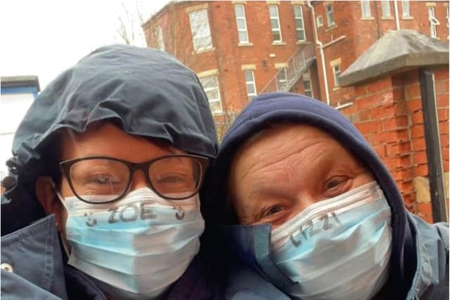 Wear your mask when visiting hospitals is the message from the NHS as the roll out of the fourth vaccine jab gets under way in Doncaster.
