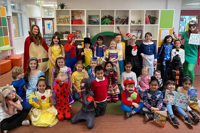 Year two pupils mark World Book Day at Bessacarr Primary School