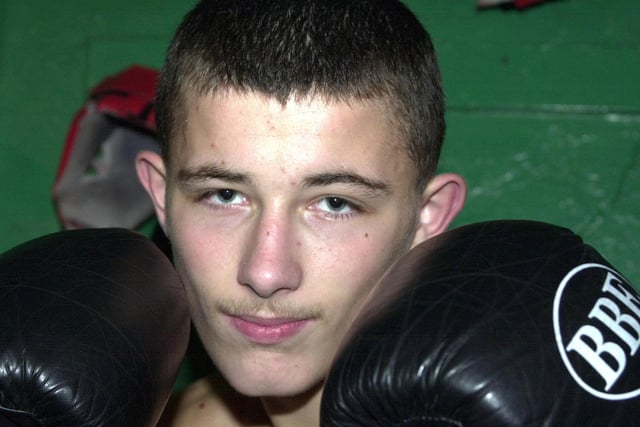 Boxer  Andrew Bell, aged 15, of Cantley.
