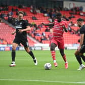 Jordy Hiwula suffered his injury in the friendly against Sheffield United. Picture: Howard Roe/AHPIX