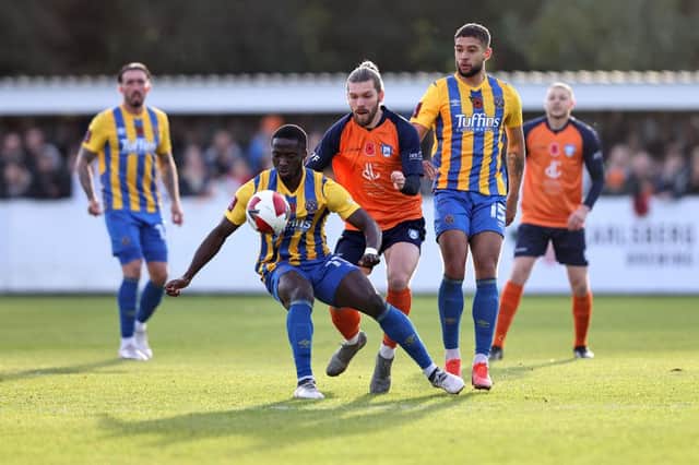 Shrewsbury's Daniel Udoh has been nominated for the League One player of the month for November