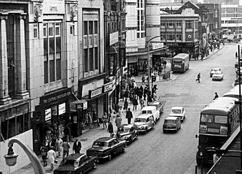 A view of the shops in St Sepulchre Gate, Doncaster