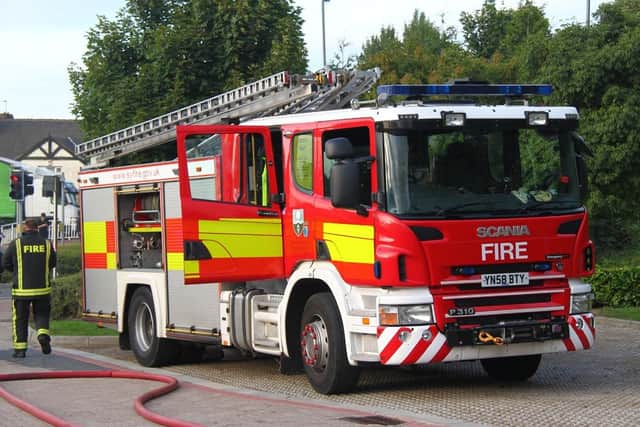 Firefighters were called to a number of incidents over the weekend