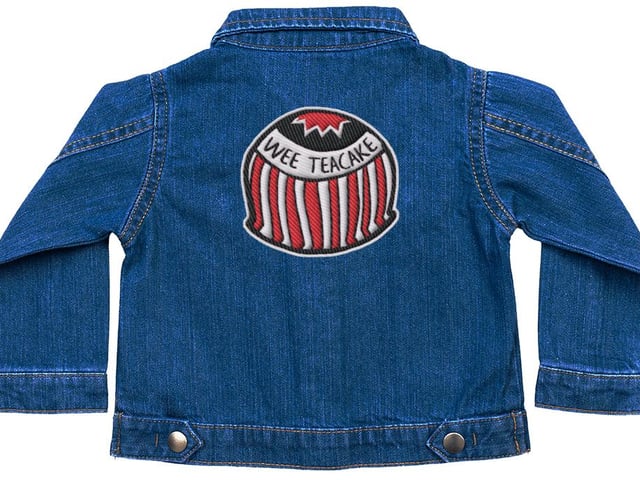 Here's a gift by a Scottish designer for your wee teacake, even if they prefer snowballs.
Wee Teacake Denim Jacket (for ages up to two to three years old) £40 Gillian Kyle (gilliankyle.com)
