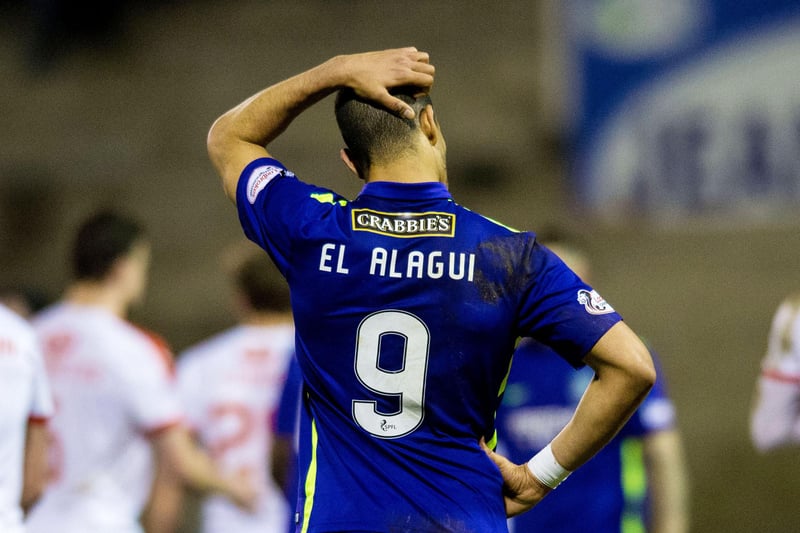 True or false: Farid El Alagui didn't make any appearances for Hibs during the cup run?