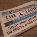 The Light describes itself as a 'truthpaper' and is packed with Covid conspiracy theories.