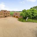 The approach to the impressive detached property on the outskirts of Blaxton.