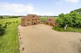 The approach to the impressive detached property on the outskirts of Blaxton.