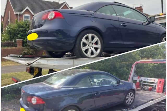 Police seize the same car twice in two days as unlicensed and uninsured ...