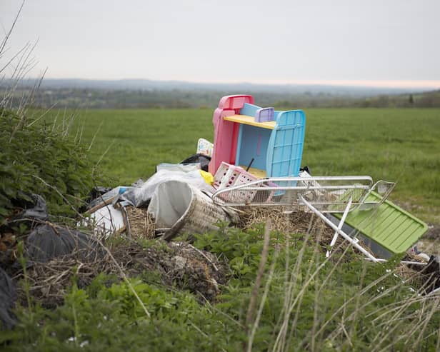 Cases of fly-tipping have dropped