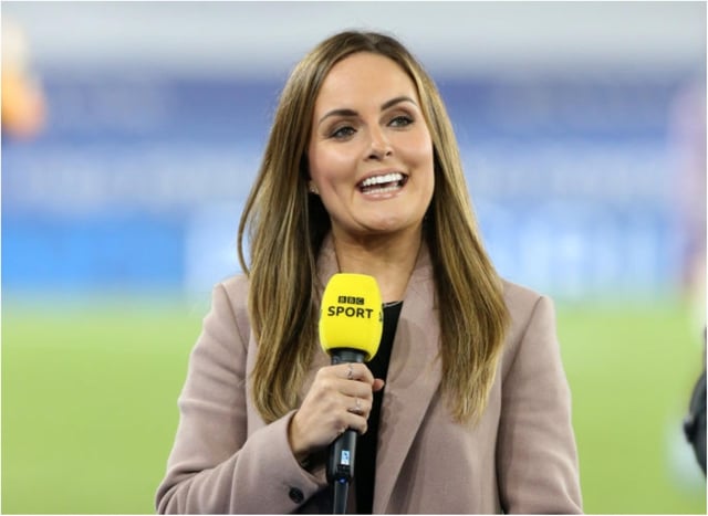 BBC sports host Kelly Somers. (Photo: Getty Images)