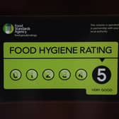 The latest food hygiene ratings
