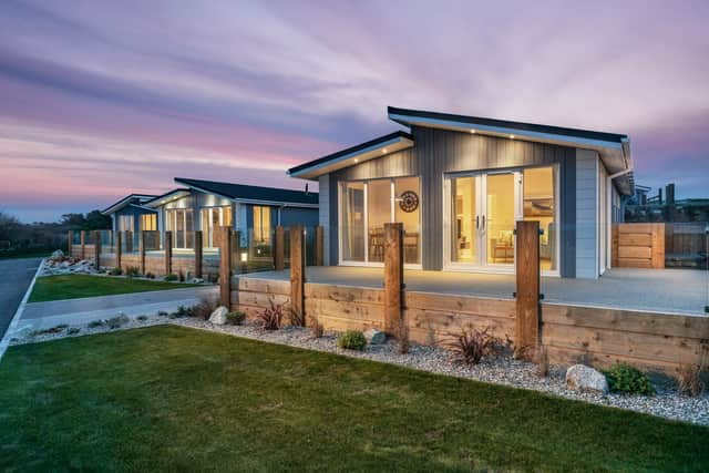 Gull Rocks Beach, a luxury lodge development on Trevornick Holiday Park in Holywell Bay, North Cornwall. Picture: Mike Searle