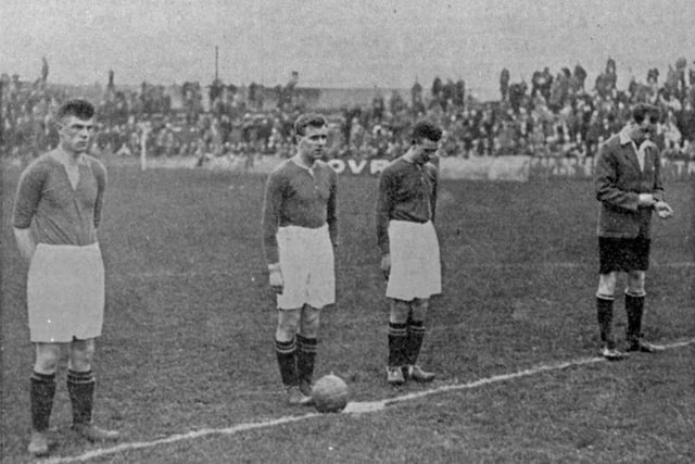 A minute's silence was held before a match against Airdrieonians in 1930 (Hibs' first win of the season) to honour those who had died in the R101 airship crash in France