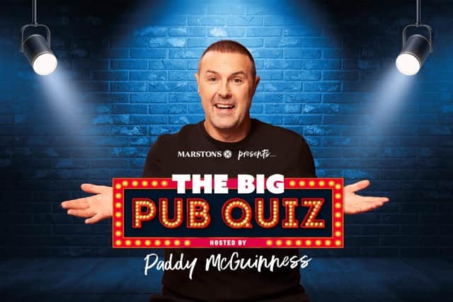 Marston’s and Paddy McGuiness bring the Big Pub Quiz to Doncaster.
