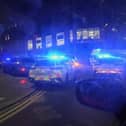 Emergency services were called to Prince's Street on Friday night.