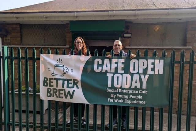 Young people open Community Café at Grove Park Pavilion to brew change in Doncaster.