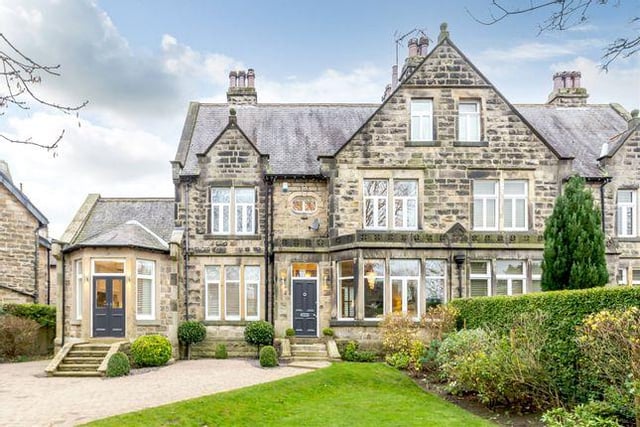 Five-bedroom, semi-detached house on Hereford Road, Harrogate - offers of more than £1.2 million.