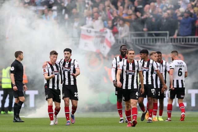 Grimsby Town have been promoted to League Two. Photo: Steve Bardens/Getty Images