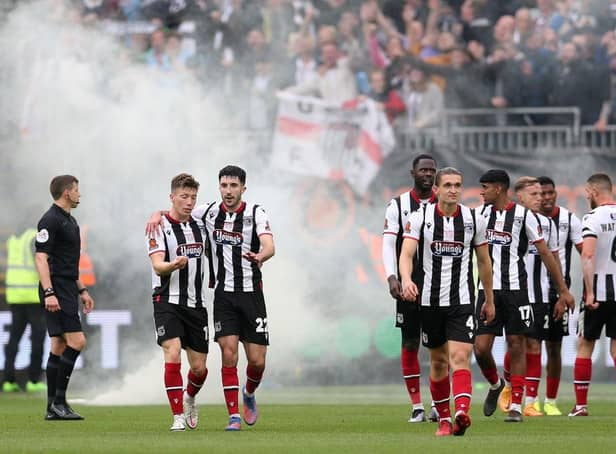 Grimsby Town have been promoted to League Two. Photo: Steve Bardens/Getty Images