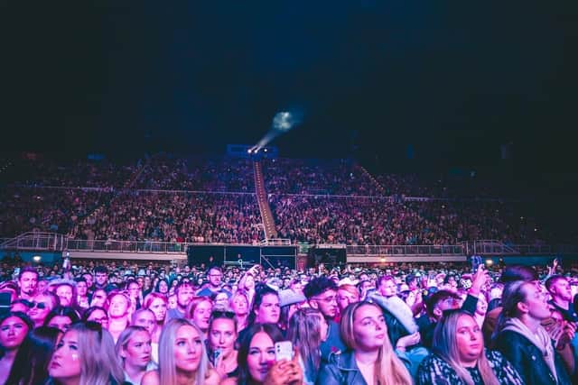 The crowd.
