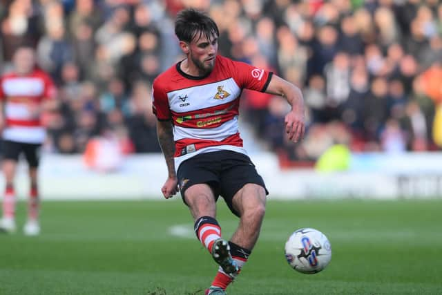 Doncaster Rovers defender Tom Nixon.