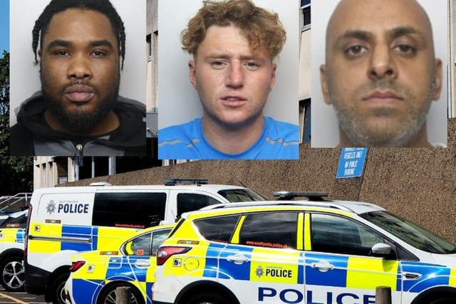 These are the most wanted men in South Yorkshire.