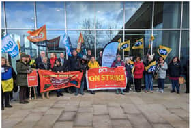 The rally was held in Sir Nigel Gresley Square.